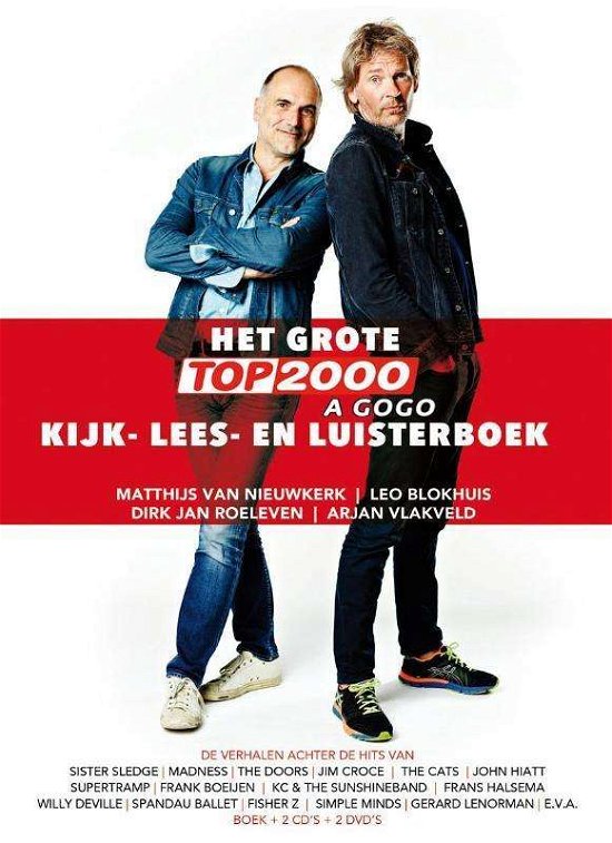 Cover for Blokhuis, Leo.=V/A= · Grote Top 2000 A Gogo Kijk, Lees &amp; Luisterboek (CD) (2015)