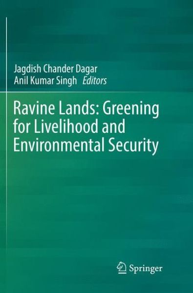 Cover for Ravine Lands: Greening for Livelihood and Environmental Security (Paperback Book) [Softcover reprint of the original 1st ed. 2018 edition] (2019)