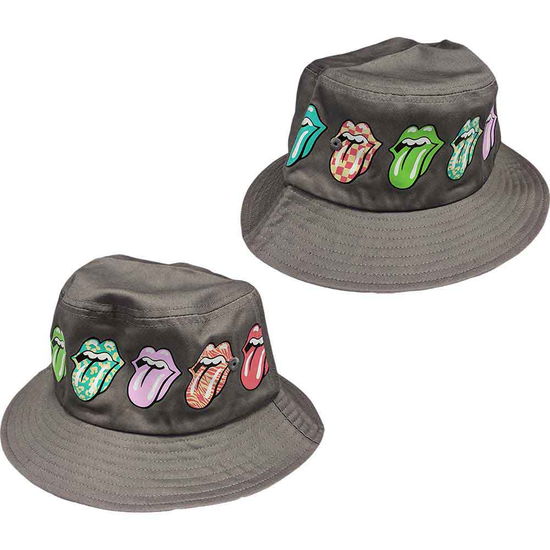 Cover for The Rolling Stones · The Rolling Stones Unisex Bucket Hat: Multi-Tongue Pattern (MERCH)