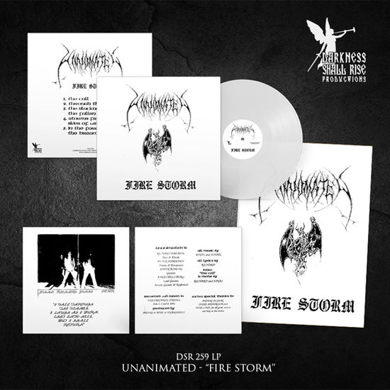 Cover for Unanimated · Fire Storm (White Vinyl) (VINYL) (2024)