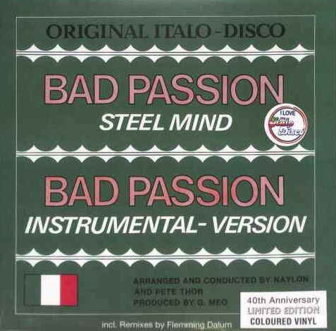 Cover for Steel Mind · Bad Passion (LP) [Limited, Coloured edition] (2022)