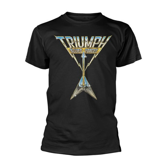 Cover for Triumph · Allied Forces (T-shirt) [size S] [Black edition] (2021)