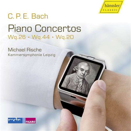 Cover for Rische,Michael / Kammersymphonie Leipzig · CPE BACH: Piano Concertos Vol.IV (CD) (2016)