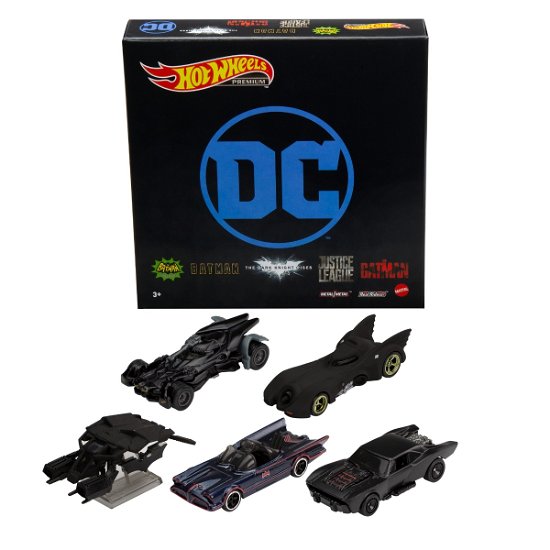Hotwheels Batman Gift Box 5 Cars Included - Hot Wheels - Gadżety - T - 0887961907469 - 7 kwietnia 2022