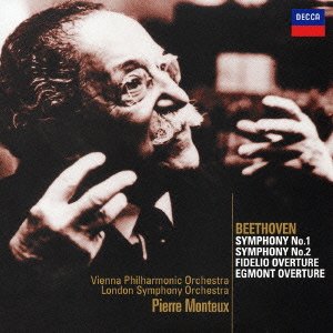 Cover for Pierre Monteux · Beethoven: Symphony Nos.1 &amp; 2 Etc. (CD) [Japan Import edition] (2005)