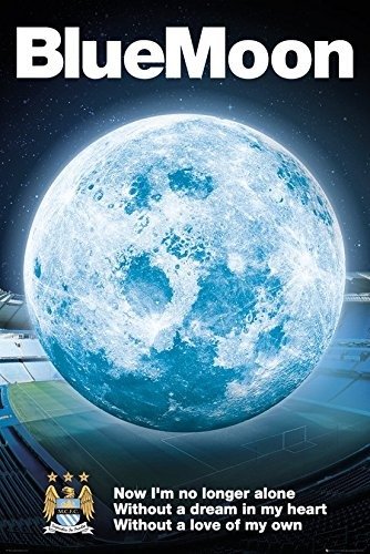 Manchester City - Blue Moon 2014 (poster Maxi 61x915 Cm) - Manchester City - Merchandise - Gb Eye - 5028486277469 - 