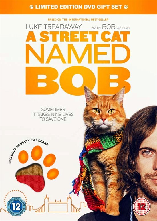 Cover for A Street Cat Named Bob + Cat S · A Street Cat Named Bob &amp; Scarf (Blu-ray) [Limited edition] (2017)