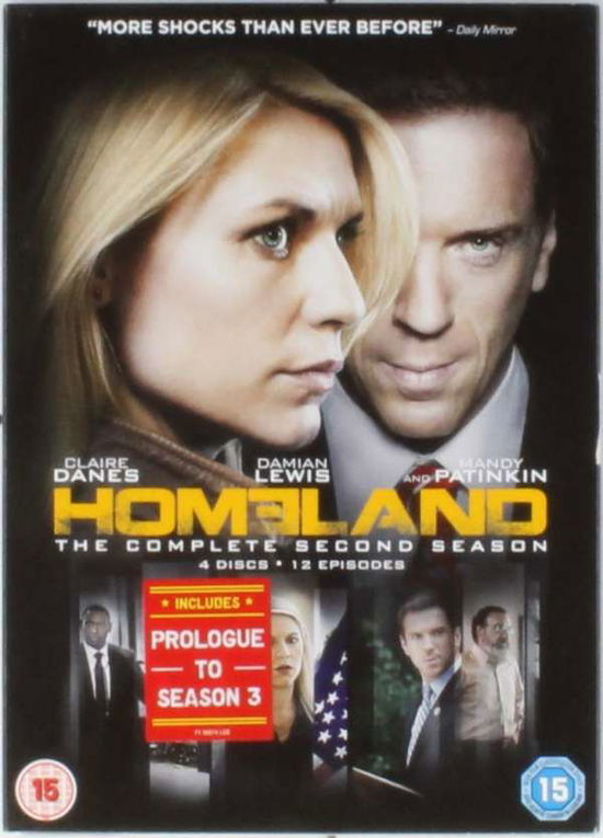 Season 2 - Homeland - Películas - 20TH CENTURY FOX - 5039036058469 - 23 de septiembre de 2013