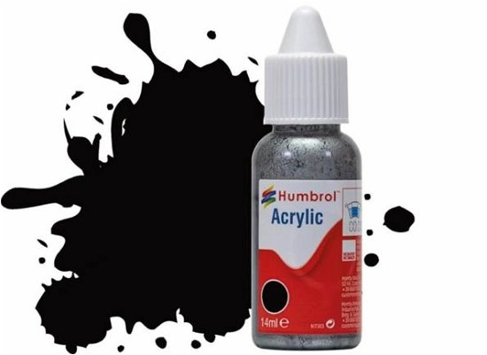 Cover for Humbrol · Humbrol - No 85 Black - Satin Acr 14ml (4/20) * (Spielzeug)