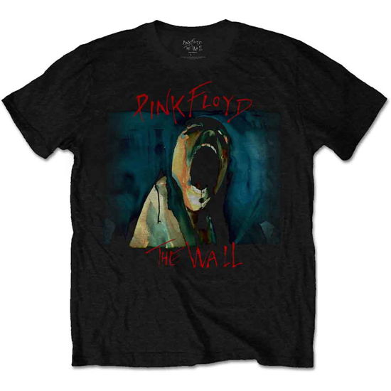 Pink Floyd Unisex T-Shirt: The Wall Scream - Pink Floyd - Koopwaar - Perryscope - 5056170607469 - 