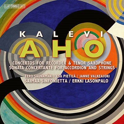 Cover for Saimaa Sinfonietta · Kalevia Aho: Concertos For Recorder And Tenor Saxophone / Sonata Concertante For Accordian And Strings (CD) (2023)