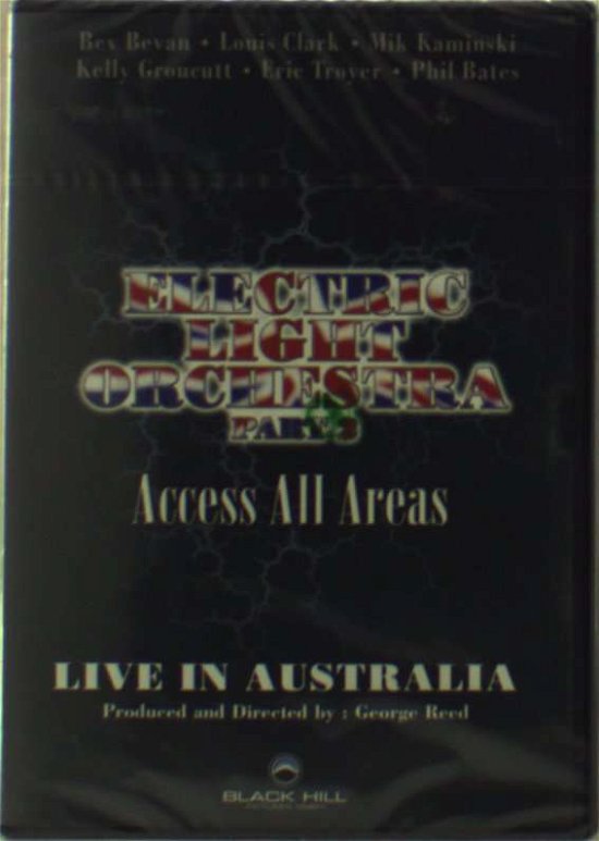 Cover for Elo ( Electric Light Orchestra ) · Acces All Areas. Live In Australia (DVD) (2014)