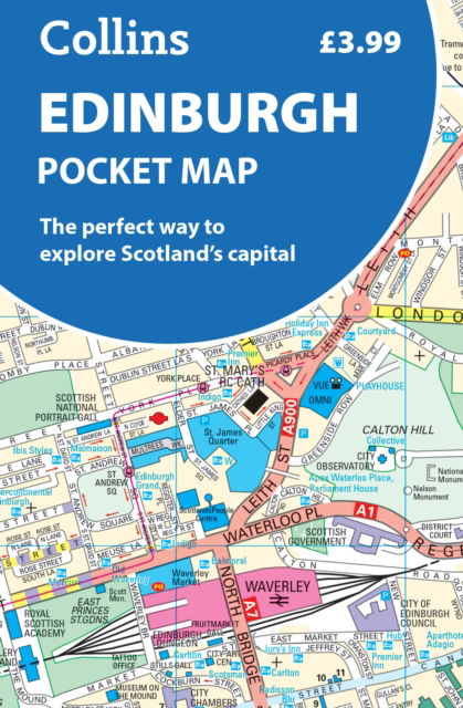 Cover for Collins Maps · Edinburgh Pocket Map: The Perfect Way to Explore Edinburgh (Map) (2024)