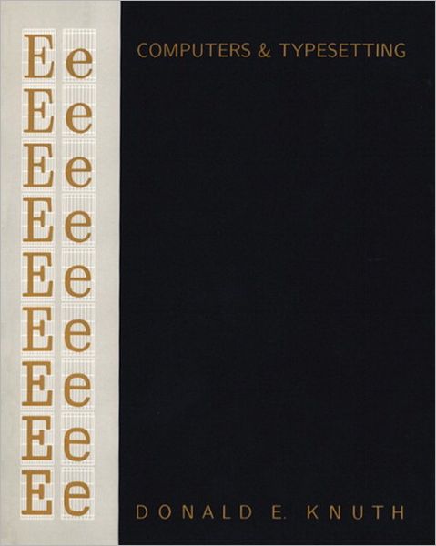 Cover for Donald Knuth · Computers &amp; Typesetting, Volume E: Computer Modern Typefaces (Hardcover Book) (1986)