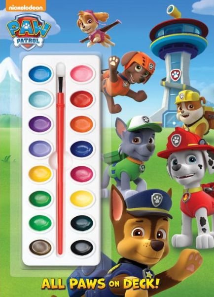Cover for Golden Books · All Paws on Deck! (Paw Patrol) (Deluxe Paint Box Book) (Pocketbok) [Act Clr Cs edition] (2014)