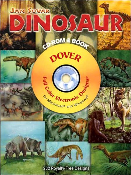 Cover for Jan Sovak · Dinosaur - Dover Electronic Clip Art (Book) (2006)