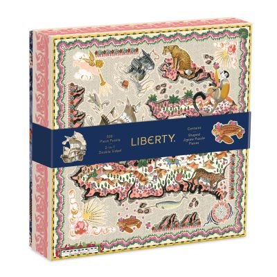 Liberty Maxine 500 Piece Double Sided Puzzle With Shaped Pieces - Liberty London Galison - Brætspil - Galison - 9780735365469 - 21. januar 2021