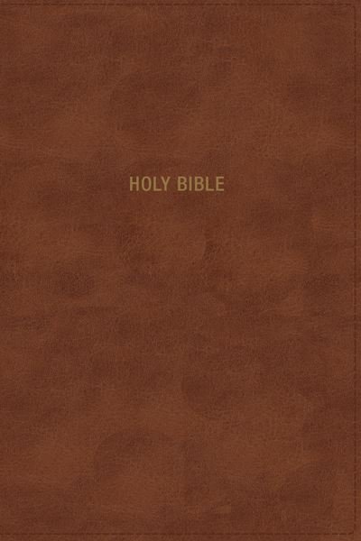 Cover for Thomas Nelson · NKJV, Foundation Study Bible, Large Print, Leathersoft, Brown, Red Letter, Comfort Print: Holy Bible, New King James Version (Leather Book) (2022)