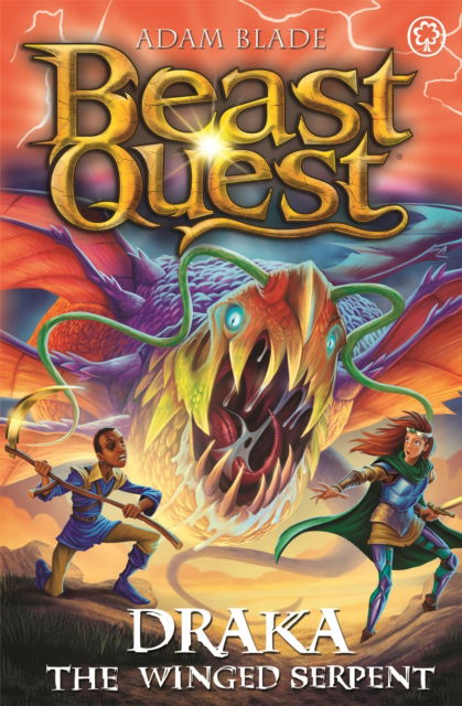 Cover for Adam Blade · Beast Quest: Draka the Winged Serpent: Series 29 Book 3 - Beast Quest (Paperback Bog) (2023)