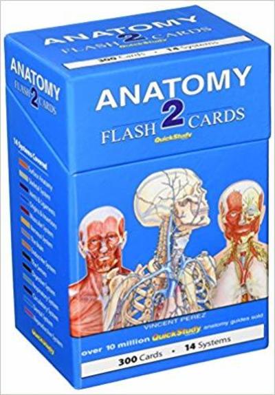 Cover for Vincent Perez · Anatomy 2 Flash Cards: a QuickStudy reference tool (Flashkort) (2016)