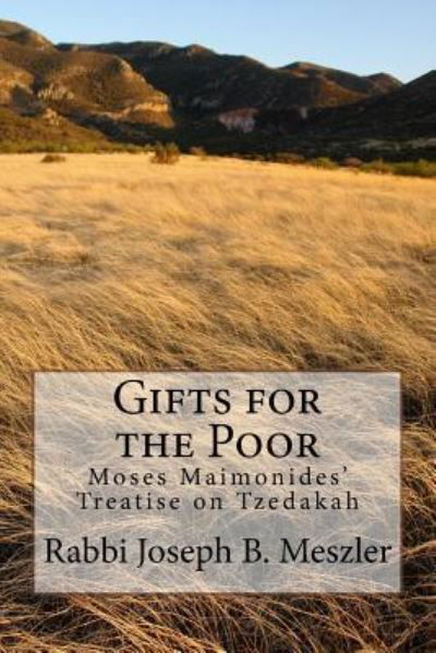 Cover for Joseph Meszler · Gifts for the Poor (Pocketbok) (2015)