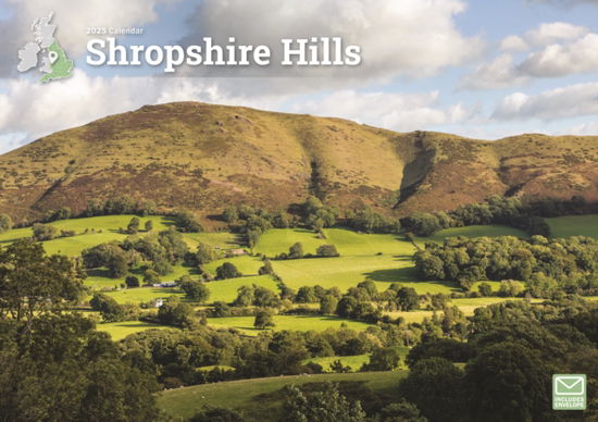 Cover for Carousel Calendars · Shropshire Hills A4 Calendar 2025 (Paperback Book) (2024)