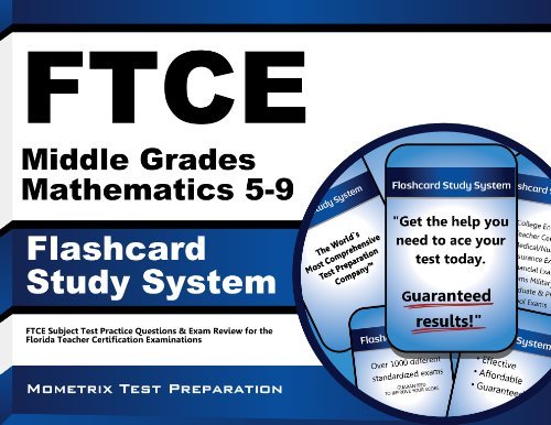 Cover for Ftce Exam Secrets Test Prep Team · Ftce Middle Grades Mathematics 5-9 Flashcard Study System: Ftce Test Practice Questions &amp; Exam Review for the Florida Teacher Certification Examinations (Cards) (Taschenbuch) [Flc Crds edition] (2023)