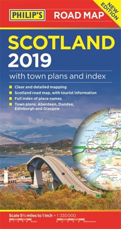 Cover for Philip's Maps · Philip's Scotland Road Map - Philip's Sheet Maps (Paperback Book) (2018)