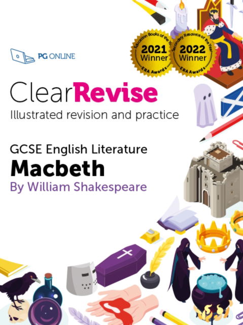 Cover for ClearRevise AQA GCSE English Literature: Shakespeare, Macbeth (Paperback Book) (2022)