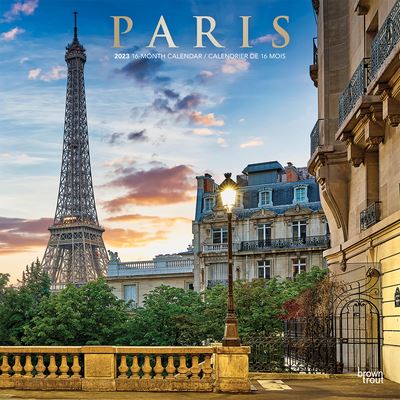 Cover for Browntrout · Paris 2023 Square English French Foil (Calendar) (2022)