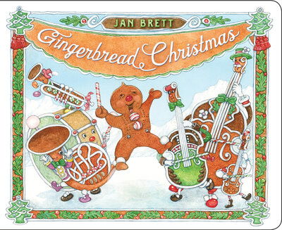 Cover for Jan Brett · Gingerbread Christmas (Board book) (2019)