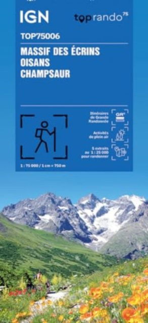 Cover for Massif Ecrins / Oisans Champsaur - TOP 75 (Map) (2024)