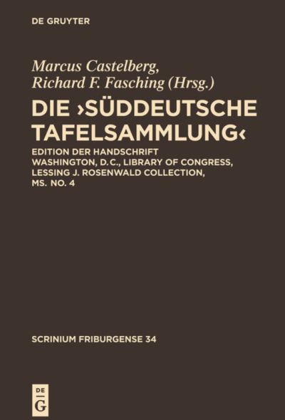 Cover for Marcus Castelberg · ,Sddeutsche Tafelsammlunge (Book) (2013)