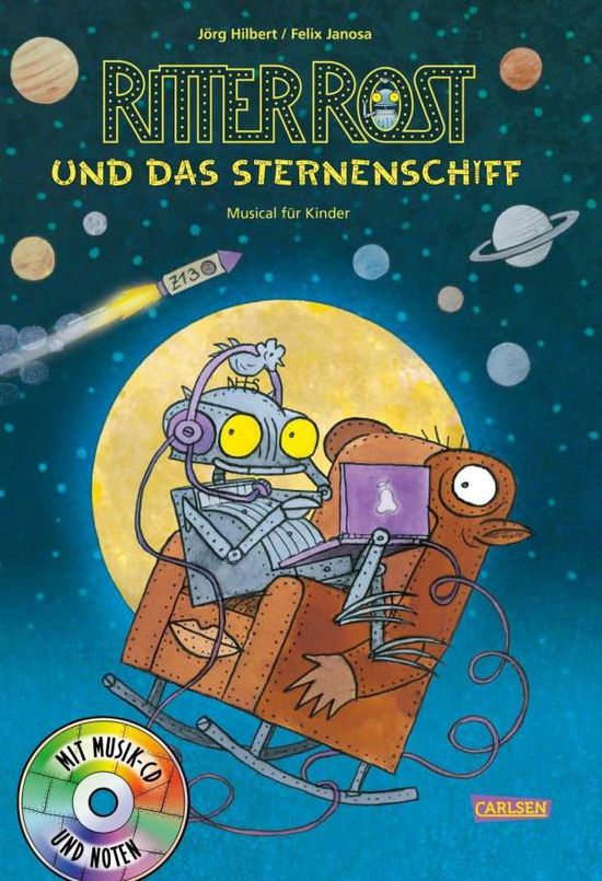 Cover for Hilbert · Ritter Rost.Sternenschiff.m.CD (Buch)