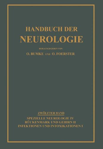 Cover for Oswald Bumke · Infektionen Und Intoxikationen - Handbuch Der Neurologie (Paperback Book) [Softcover Reprint of the Original 1st 1935 edition] (1935)