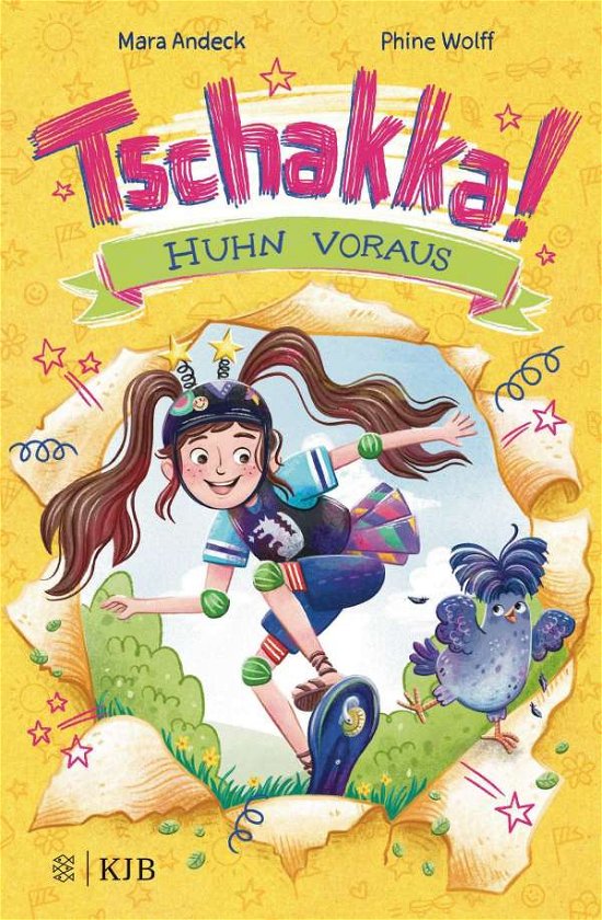 Cover for Mara Andeck · Tschakka! - Huhn voraus: Kinderbuch ab 8 Jahren über beste Freunde, Heldenhühner und wie man die Welt rettet (Hardcover Book) (2021)