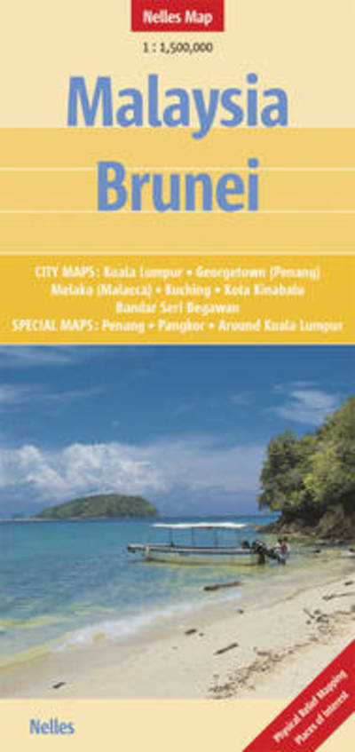 Cover for Nelles Verlag · Malaysia - Brunei, Nelles Map 1:1,5 mill. (Hardcover Book) [1. wydanie] (2011)