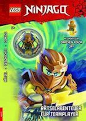 Cover for LegoÃ‚Â® NinjagoÃ‚Â® · LEGO® Ninjago®  Rätselabenteuer für Teamplayer (Bok) (2023)