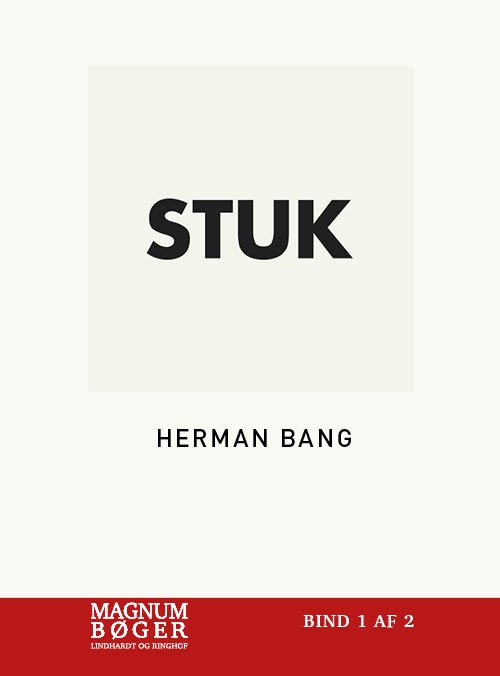 Cover for Herman Bang · Stuk (Storskrift) (Innbunden bok) [2. utgave] (2019)