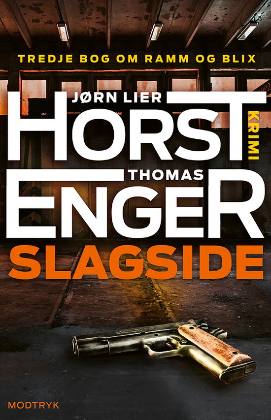 Cover for Thomas Enger Jørn Lier Horst · Ramm &amp; Blix: Slagside (Bound Book) [1.º edición] (2021)