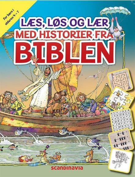 Cover for Læs, løs og lær med historier fra Biblen (Paperback Book) (2016)