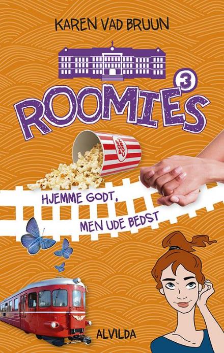 Cover for Karen Vad Bruun · Roomies: Roomies 3: Hjemme godt, men ude bedst (Bound Book) [1.º edición] (2017)