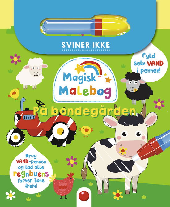 Cover for Magisk malebog: Magisk malebog: På bondegården (Spiral Book) [1st edition] (2021)