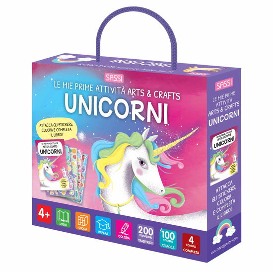 Unicorni. Le Mie Prime Attivita Arts & Crafts. Ediz. A Colori. Con Bastoncino Da Ricalco. Con 4 Fondali. Con 200 Trasferibili. Con 10 - Irena Trevisan - Books -  - 9788830310469 - 