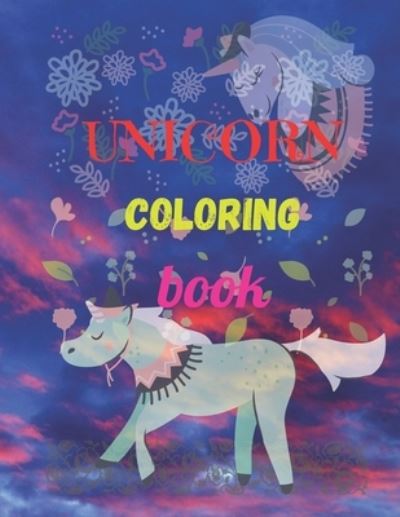 Unicorn Coloring Book - Smb Publication - Książki - Independently Published - 9798592327469 - 8 stycznia 2021