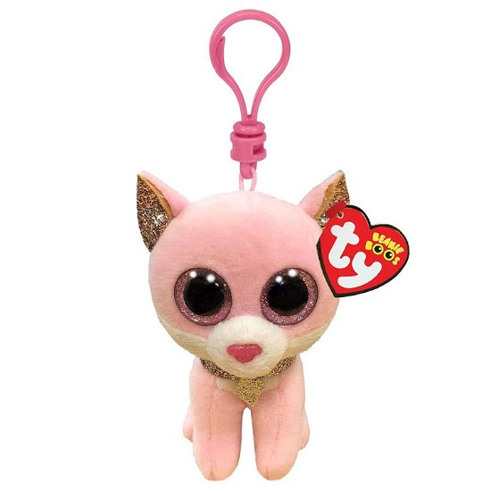 Ty Beanie Boo\'s Clip Fiona Pink Cat 7cm - Ty Beanie - Merchandise -  - 0008421352470 - 