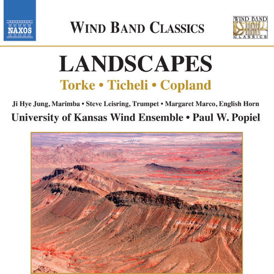 Cover for Tork / Jung / Popiel · Landscapes - Torke Ticheli Copland (CD) (2013)