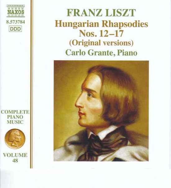 Hungarian Rhapsodies Nos. 12-17 - Franz Liszt - Musiikki - NAXOS - 0747313378470 - torstai 1. helmikuuta 2018