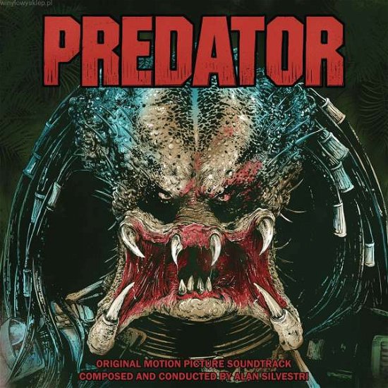 Cover for Alan Silvestri · Predator OST (Limited Blood Red with Neon Green Pr (LP) [Limited Blood Red With Neon Green Predator Blood Splatter Vinyl edition] (2020)
