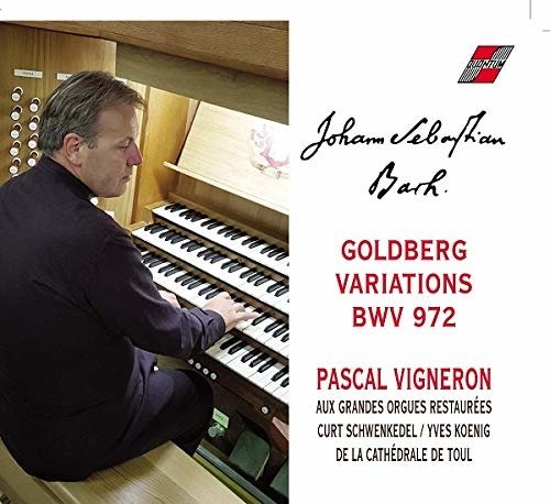 Cover for Pascal Vigneron · Les Variations Goldberg - Jean-Sebastien Bach (CD) (2020)
